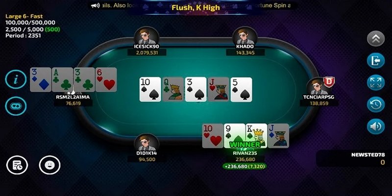 Các kiểu cược trong game bài poker tại nhà cái bk8