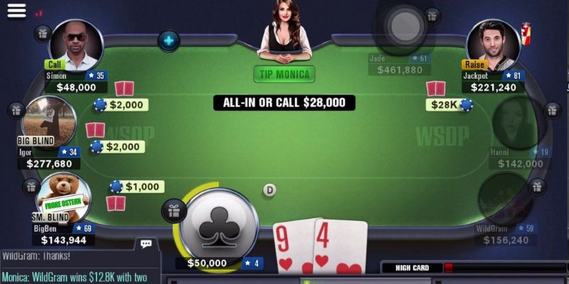 Mẹo chơi game đánh bài poker luôn thắng